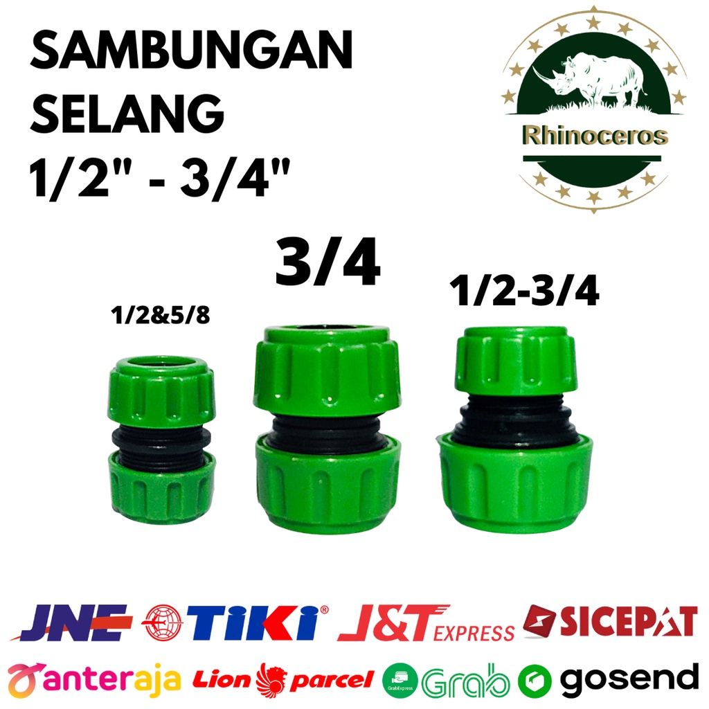 Sambungan Selang / Quick Connector Selang Air 1/2&quot; - 3/4&quot;