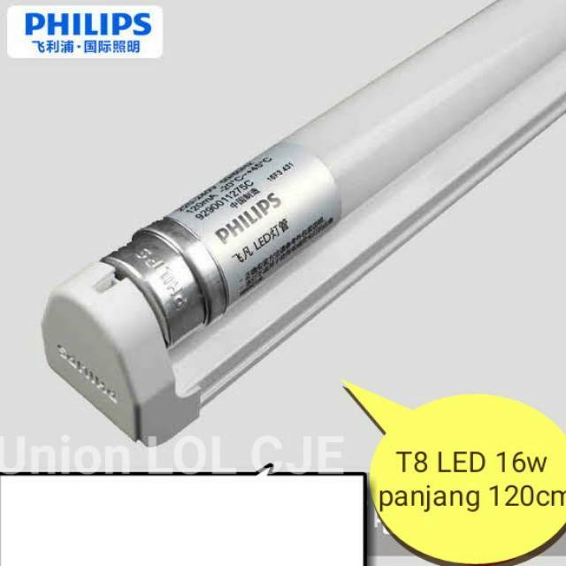 Lampu T8 TL LED 16 watt Philips Putih/CDL 1600Lumens Khusus Gosen/Grab