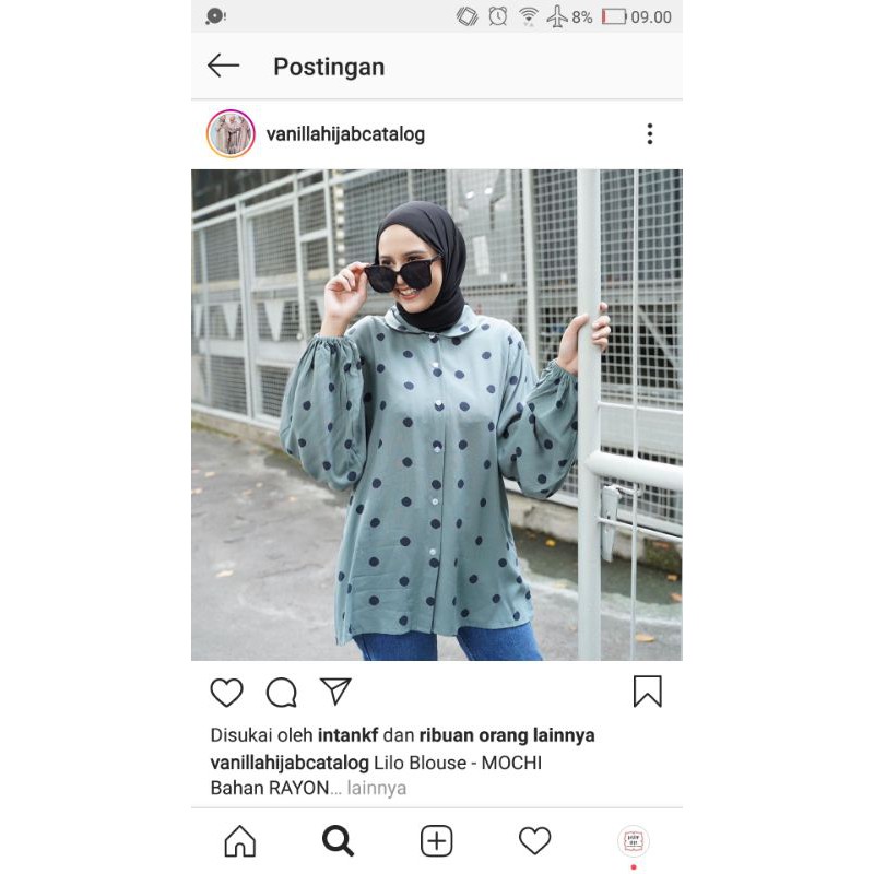LILO BLOUSE BY VANILLA HIJAB