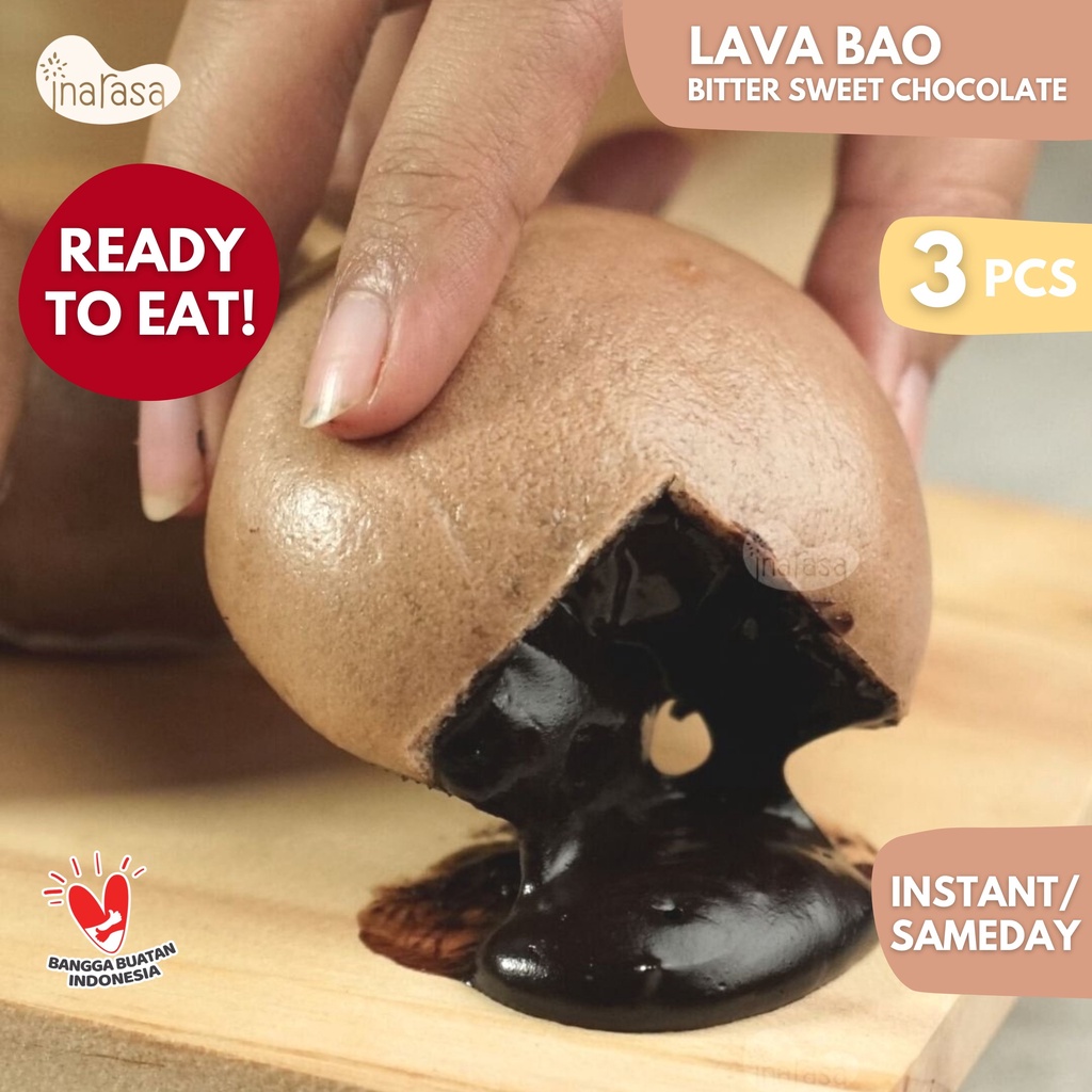 

Bapao Bakpao Lava Bao Coklat RTE Pao Halal Dimsum Ginuk Bukan Cake Roti Kue Sus