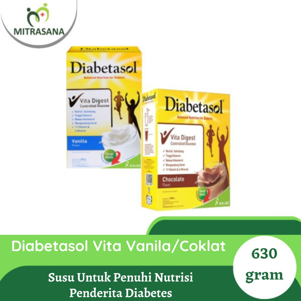 

Diabetasol Vita Digest Vanila Isi 570 gram