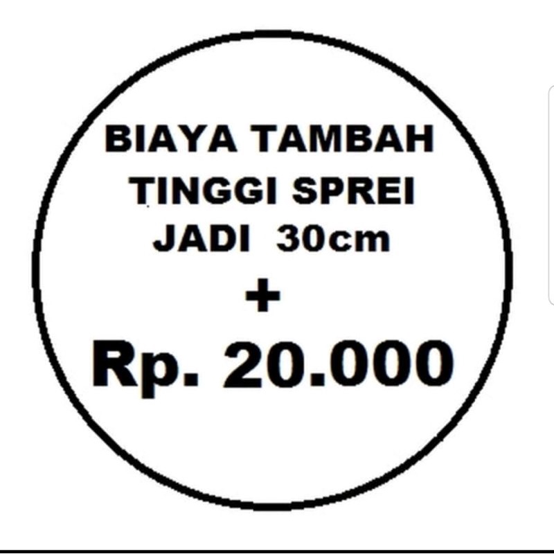 tambahan tinggi 30cm