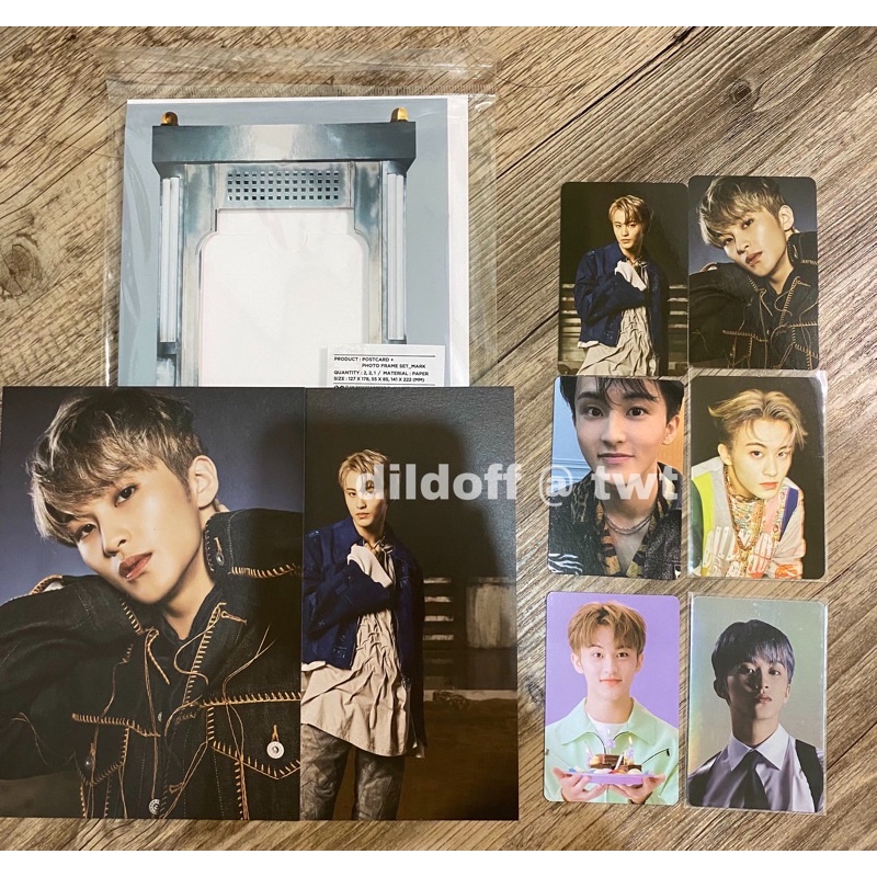 Mark superm pop up store macan maung resonance photo frame photocard 90s love luggage sg benefit