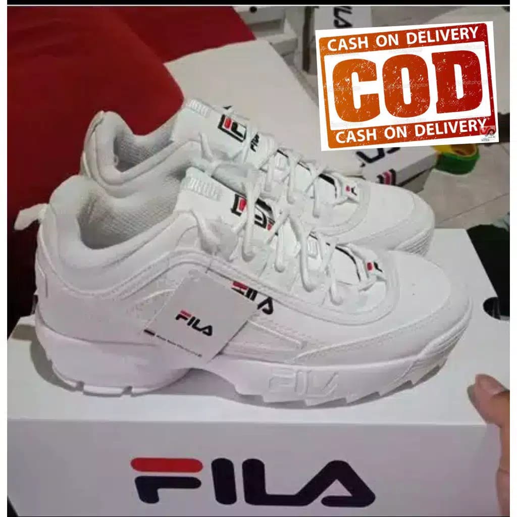 SEPATU fila SNEAKERS WANITA DISRUPTOR II MADE IN VIETNAM