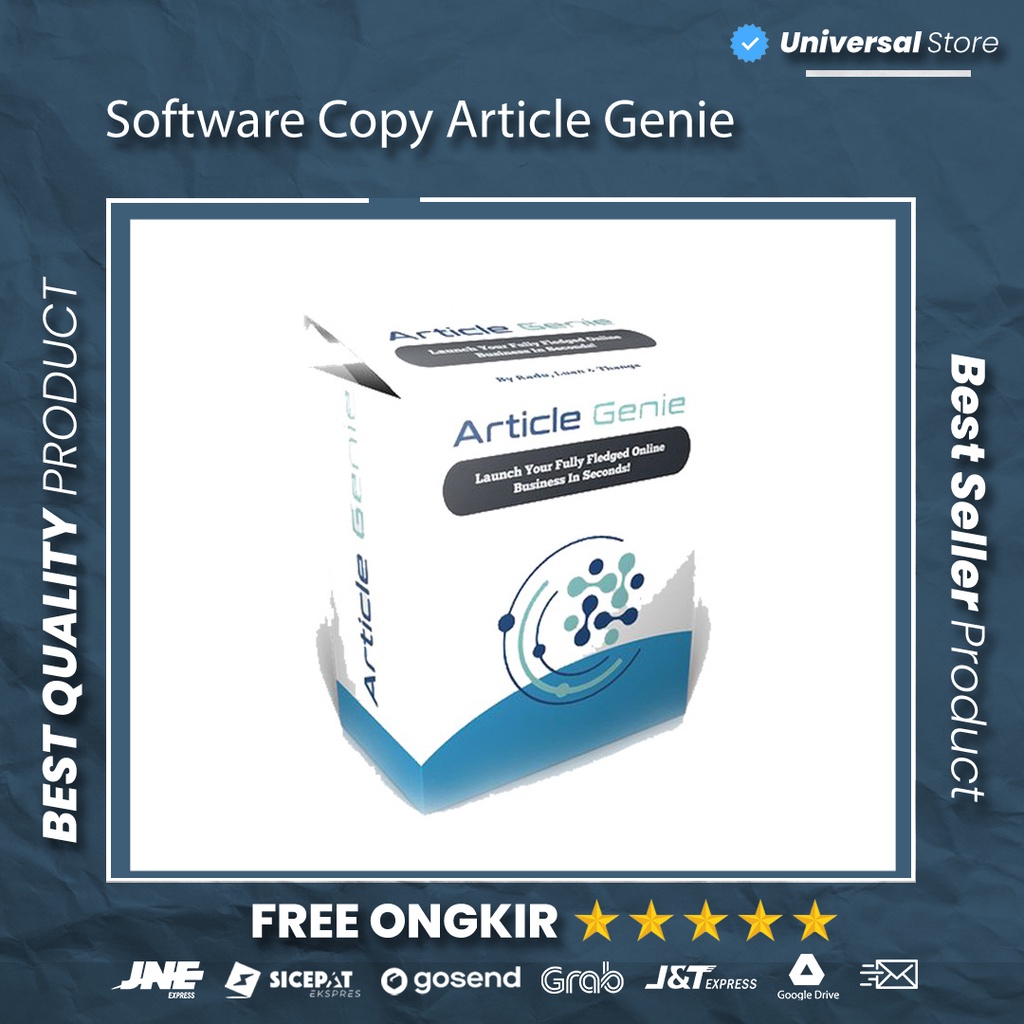 Software Aplikasi Copy Article Genie Artikel Blog Unik Dalam Hitungan Menit Premium PRO