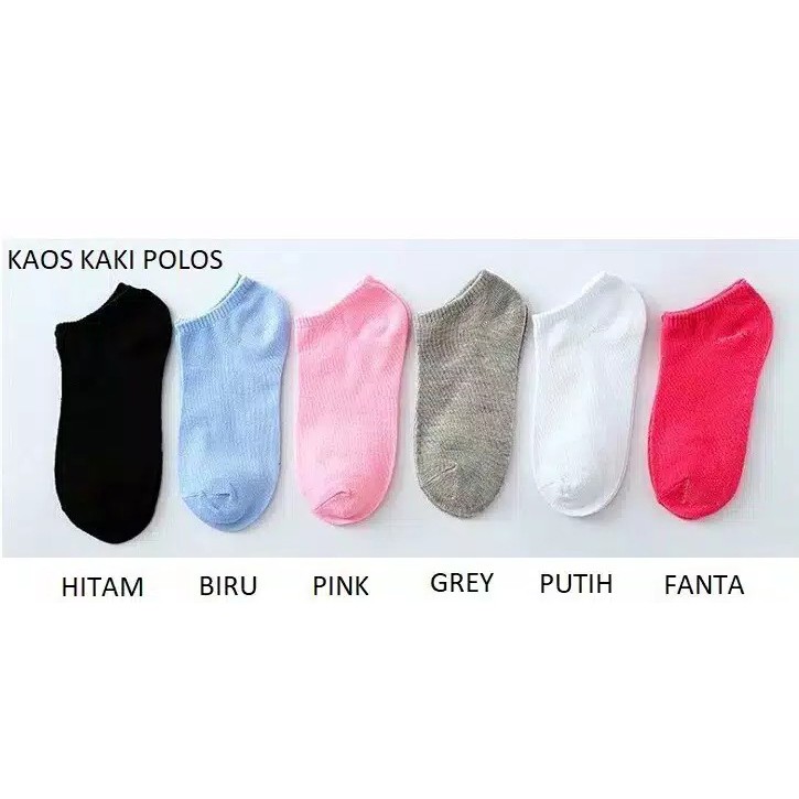 KAOS KAKI WANITA / KAOS KAKI CEWEK / KAOS KAKI ANKLE SEMATA KAKI IMPORT MOTIF POLOS GARIS LOVE LUCU