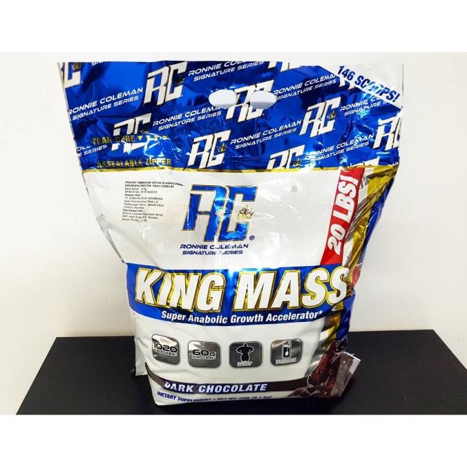 King Mass RCSS 20 lbs Kingmass Gainer Masstech Muscletech 20lbs 20lb .