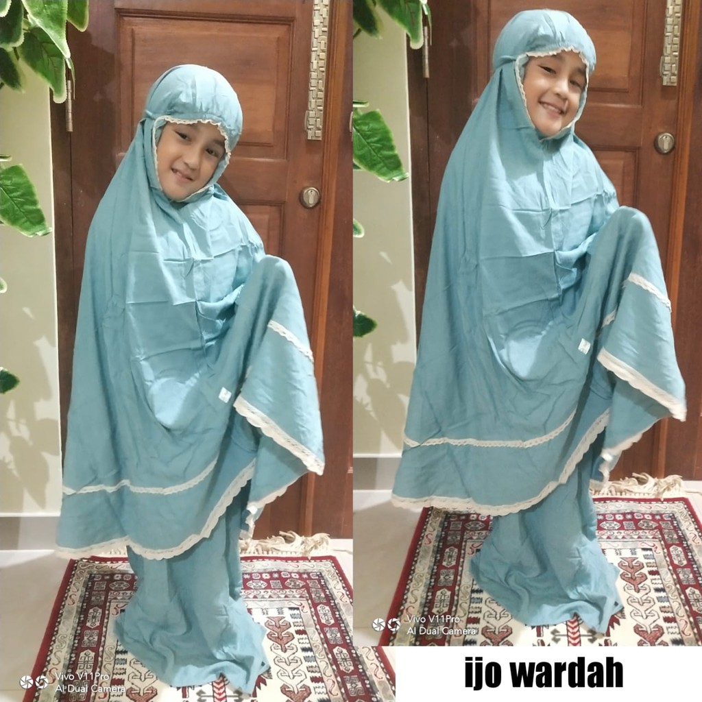 Mukena Anak Rayon Umur 6-9 Tahun Harga Grosir