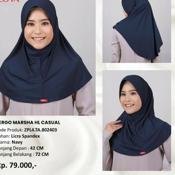 Wow Murah Meriah.. BERGO ZOYA MARSHA HL / KERUDUNG SEKOLAH ZOYA / KERUDUNG SEKOLAH POLOS / BERGO POL