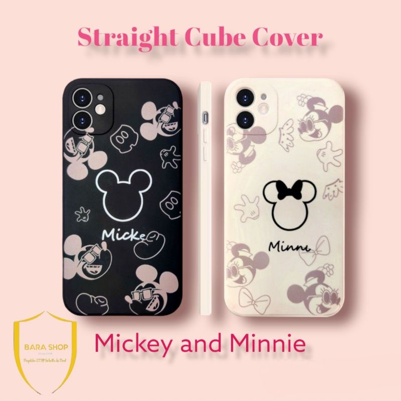 BARA | New! Mickey &amp; Minnie Case - Softcase fullcover for iPhone 6 7 8 X XS XR XSMAX 11 12 13 PRO PROMAX