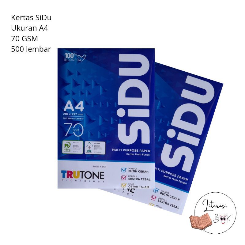 

kertas hvs A4 70 gr SiDu Sinar Dunia