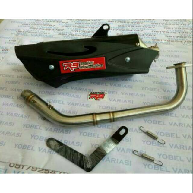knalpot racing R9 misano honda vario 125 dan 150