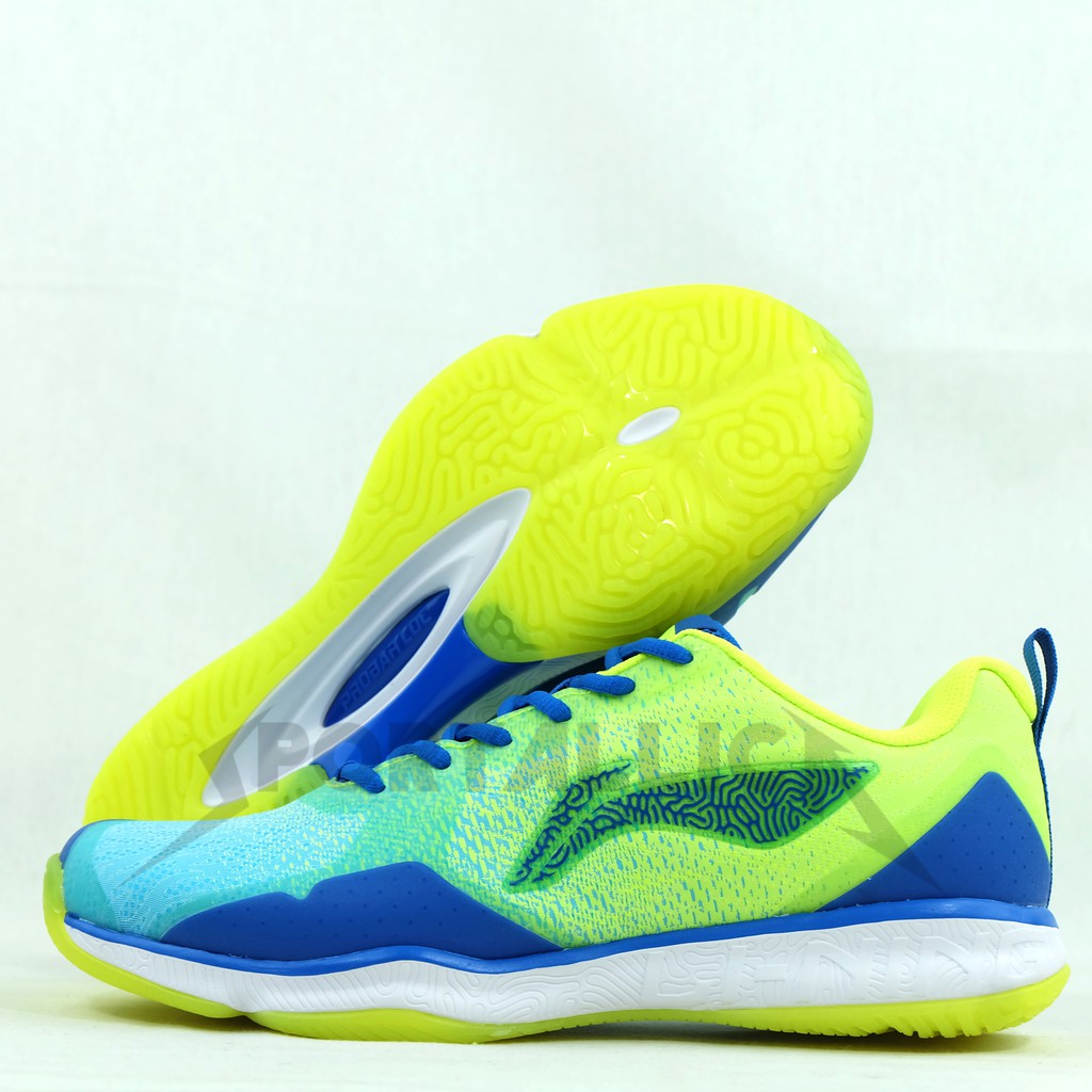  Sepatu  Badminton  LiNing Li Ning AYTP045 Wind Lite Blue 