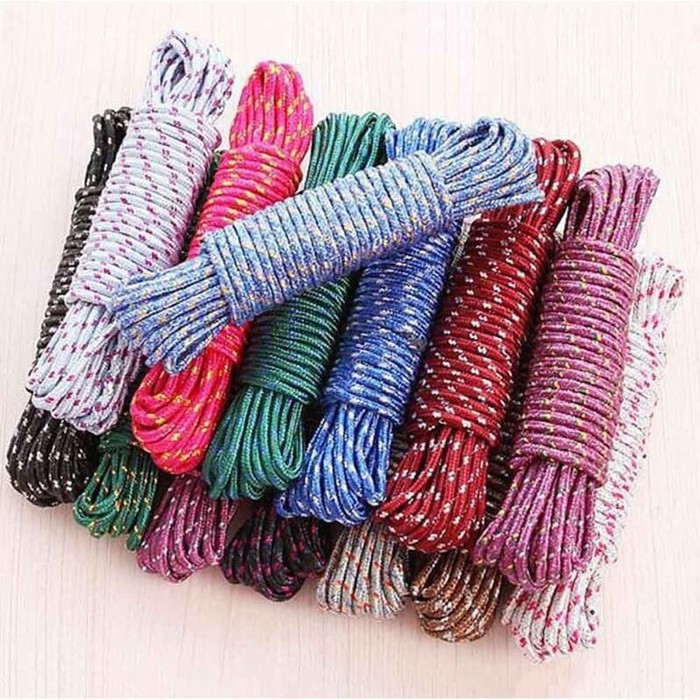 Tali Jemuran 10 Meter Baju Tampar Nylon Kuat Praktis Tali Laundry Rope