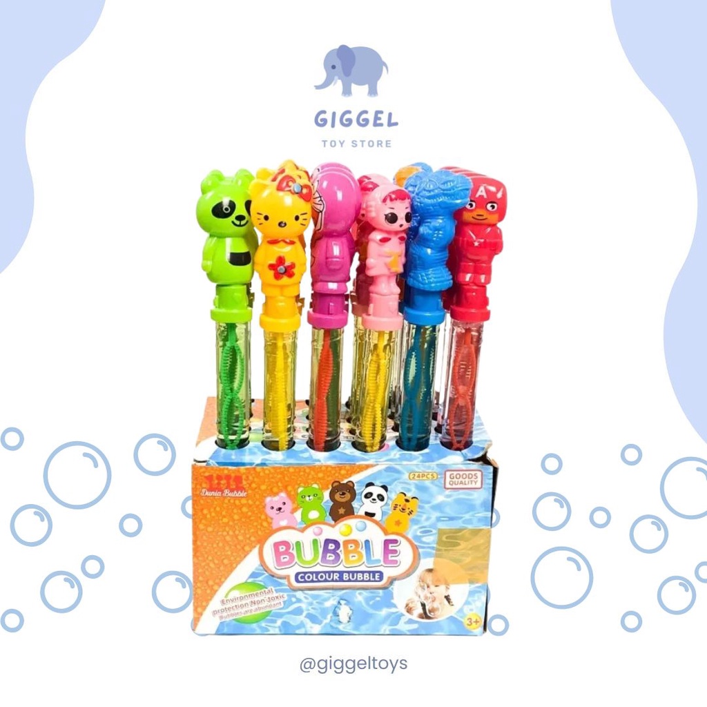 [ Giggel ] Mainan Gelembung Stick Bubble Jumbo 36 CM/  Bubble Sabun Stik Panjang / Gelembung Tiup Balon