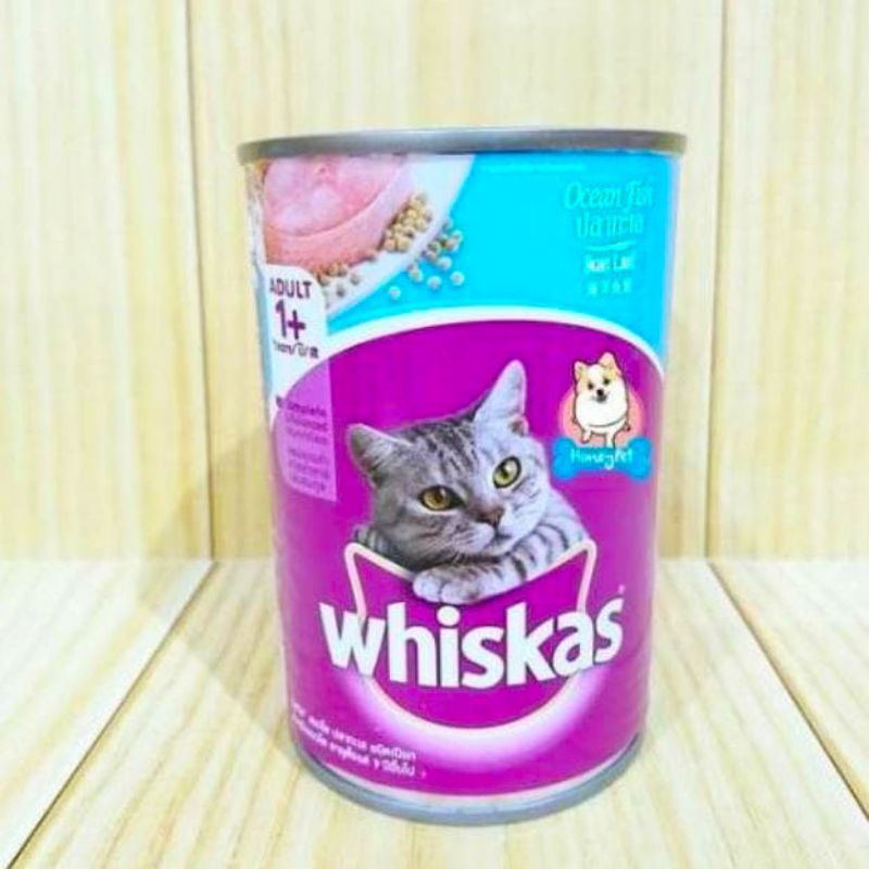 whiskas kaleng 400gr ocean fish