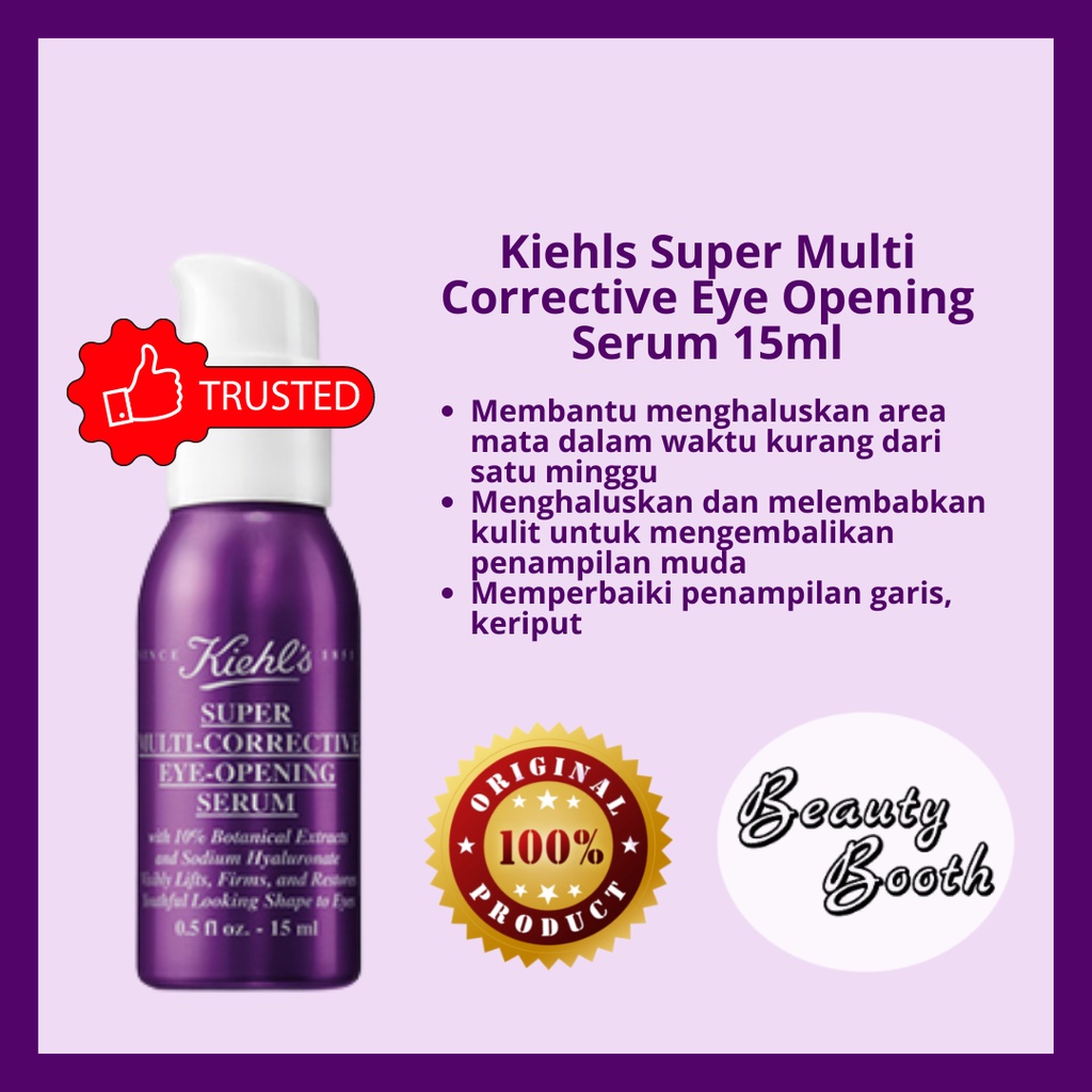 KIEHL'S Super Multi Corrective Eye Opening Serum 15ml / FULL SIZE / KIEHLS SMCC Eye