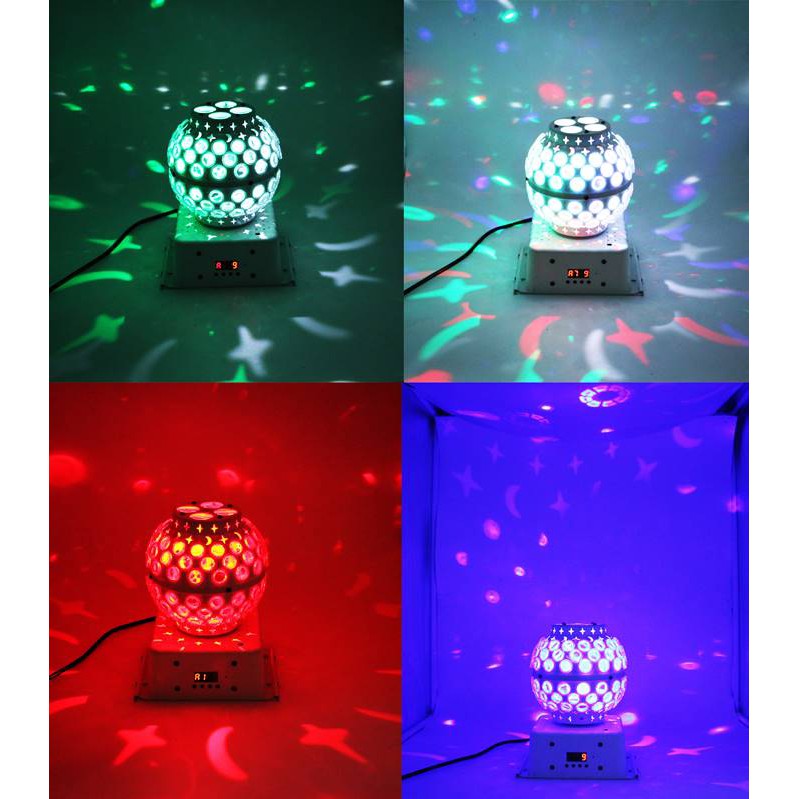 Lampu Disco Ball Berputar Magic Ball D06