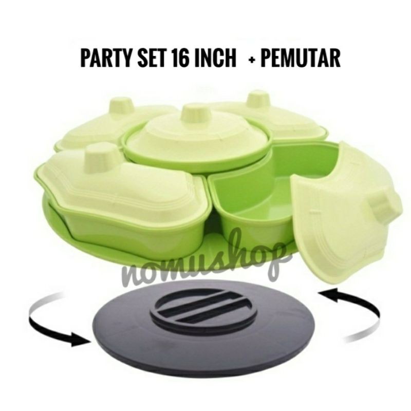 wadah saji makanan party set melamin golden dragon