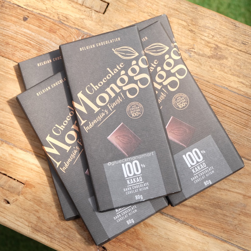 

Cokelat / Chocolate Monggo 100% KAKAO 80 gr