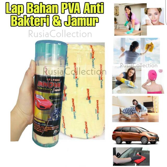 Lap SerbaGuna INNOVA JUMBO bahan PVA sintesis chamois kanebo