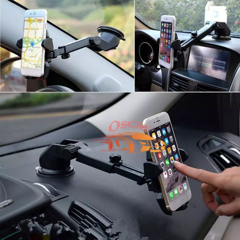 ORIGINAL HOLDER HP MOBIL/motor 360 DEGREE ROTATION CAR HOLDER  Suction Cup Car Holder For Smartphon