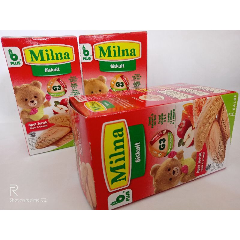 

BISKUIT MILNA Apel Jeruk 65g