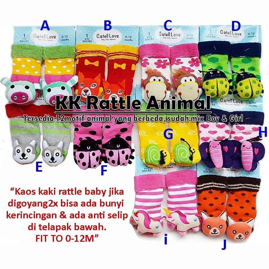 Kaos Kaki Rattle Anak Cowok atau Cewek