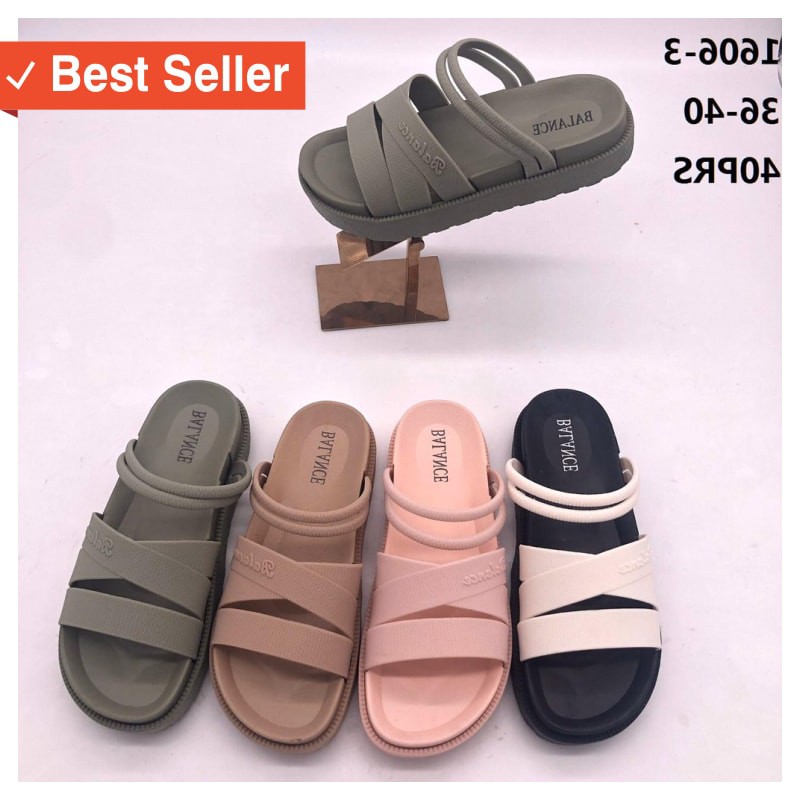 SANDAL WANITA KAKI MURAH / BALANCE1606-3/WEGDES JELLY WANITA/SANDAL JELLY BALANCE