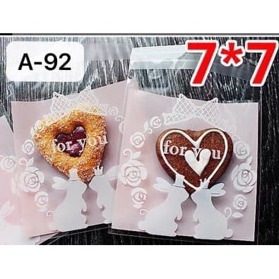 

bungkus kue cake permen kado COOKIES BAG / PLASTIK COOKIES 7x10 A-92