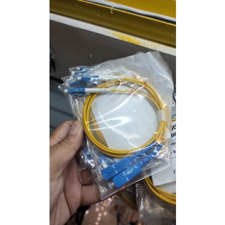Pach cord FO SC to LC Duplex SM 1meter