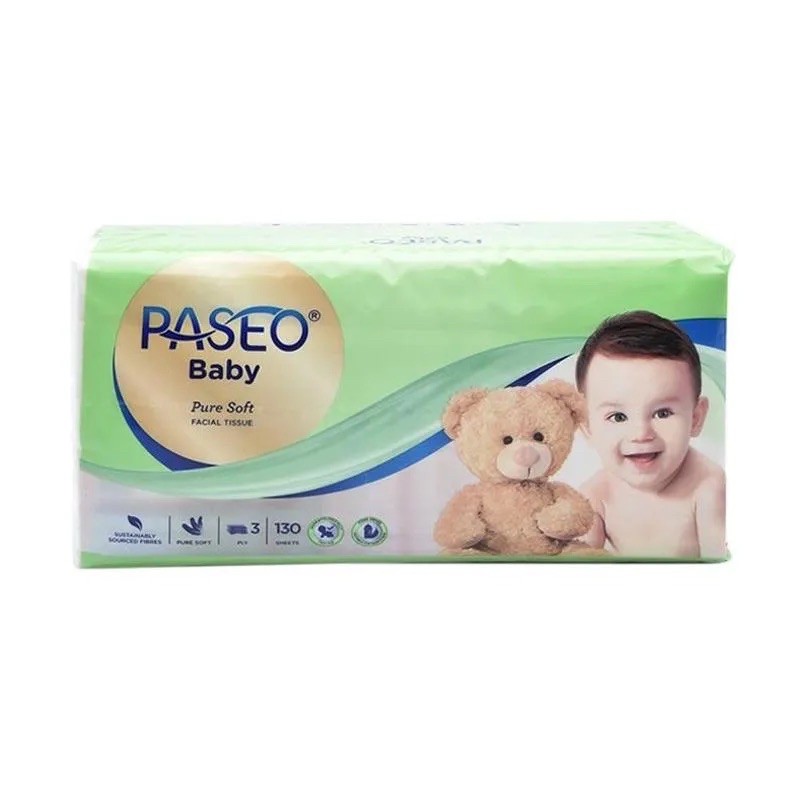 paseo baby pure soft tissue 130's tisu kering bayi