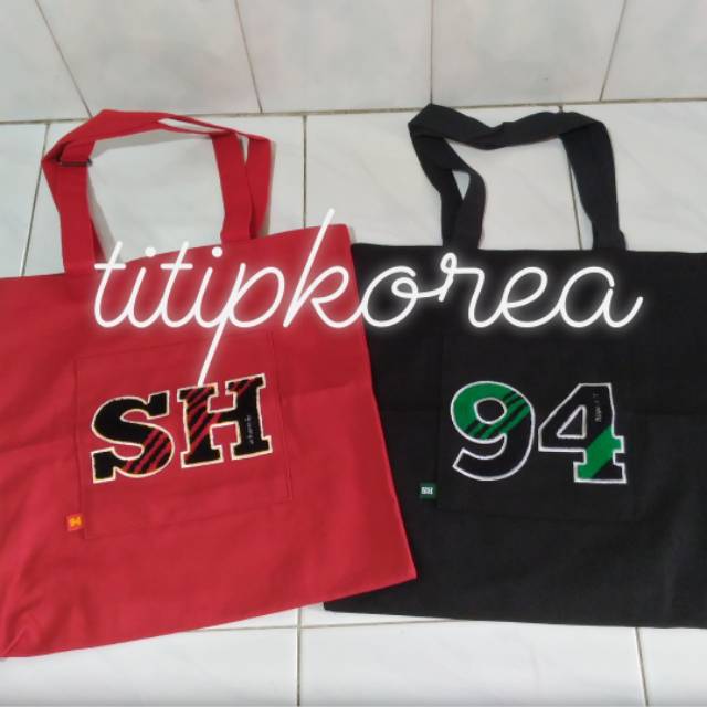 READY STOCK - OFFICIAL IRIDESCENT BOY COS #3 LIMITED 2019 EXHIBITION GOODS - ECO TOTE BAG EXO SEHUN