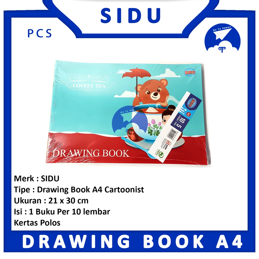 

Buku Gambar SIDU A4 Cover Cartoonist - Pcs