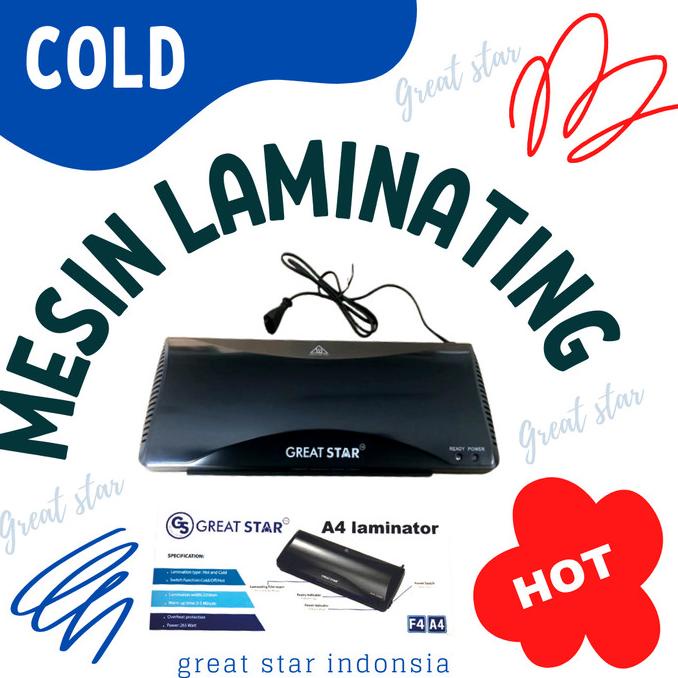 

MESIN LAMINATING/LAMINATOR A4/FA