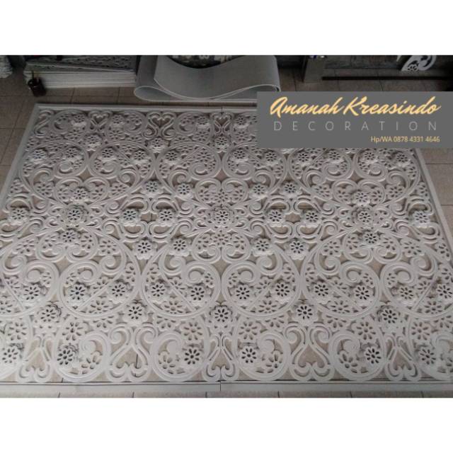 BACKDROP DEKORASI KARET SPON