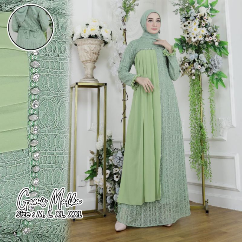 {COD}GAMIS MALIKA/GAMIS TASYA/GAMIS BROKAT/GAMIS SELENDANG/GAMIS TERBARU/GAMIS MEWAH/GAMIS CANTIK/GA