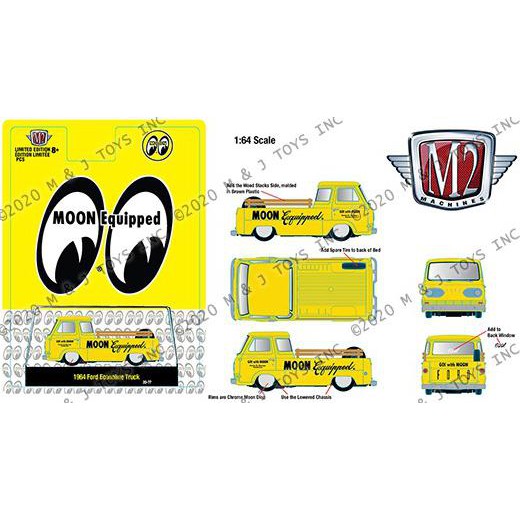 maddox - M2 Machines 1/64 HE Ford 1964 Econoline Pick Up Mooneyes Edition