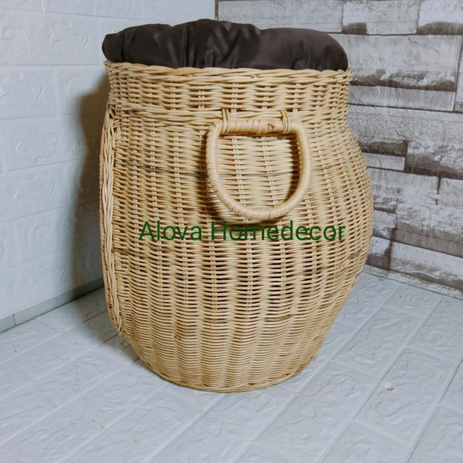 tempat tidur kucing rotan tingkat