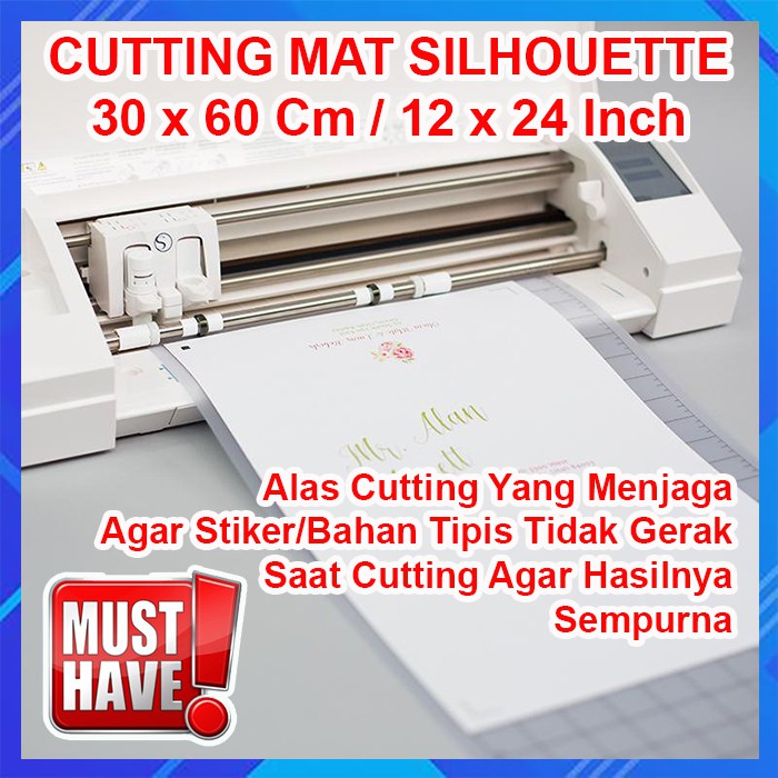 

Cutting Mat Silhouette Cameo 30 cm x 60 cm atau 12 Inch x 24 Inch