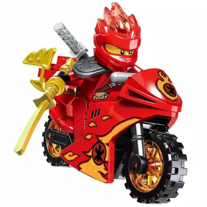 Lego Ninjago Kai Plus Motor Minifigure Ninja Zane Jay Wu Lloyd Elmo