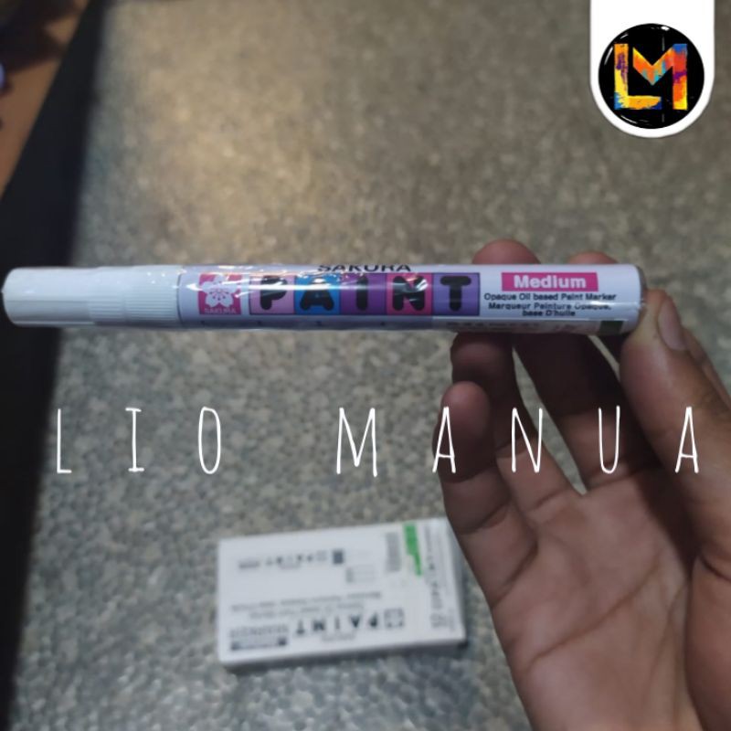 

SPIDOL PERMANEN PENANDA BESI DAN KARET 12 PCS SPIDOL CAT SAKURA PAINT MARKER