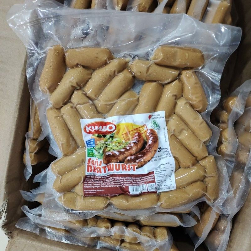 Jual Kimbo Sosis Bratwurst Cooktail Isi Pcs Shopee Indonesia