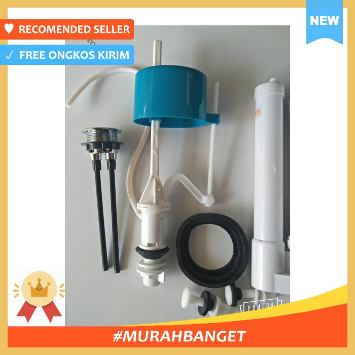 Pelampung Closet Model Toto Pencet 1 Set/ Sparepart Kloset Duduk Toto