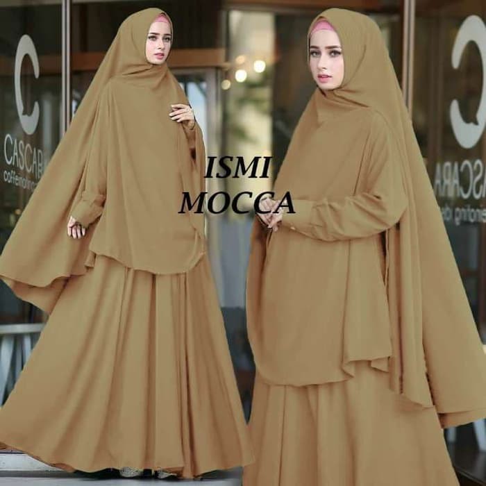 BAJU BUSANA MUSLIM GAMIS ISMI SYAR'I MOCA BERGO NO PED CADAR