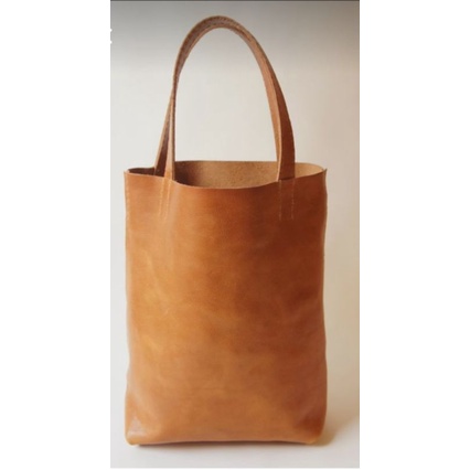 Tote Bag Simple style made from Crazy Horse Leather