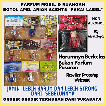 PARFUM MOBIL Gantung Botol Apel ARION SCENTS