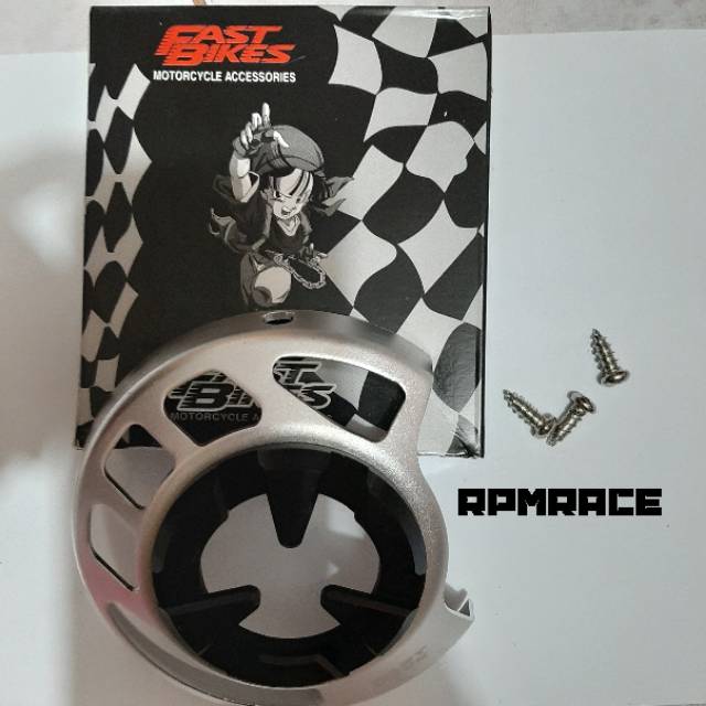 Cover Tutup Kipas Cnc Fastbikes Matic Honda Yamaha Beat Scoopy Mio Universal Mumer