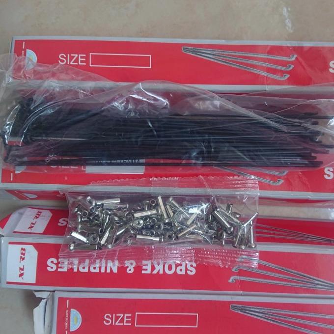 :::::::] spoke ruji jari jari sepeda 20 murni panjang 176mm stainless xlr8