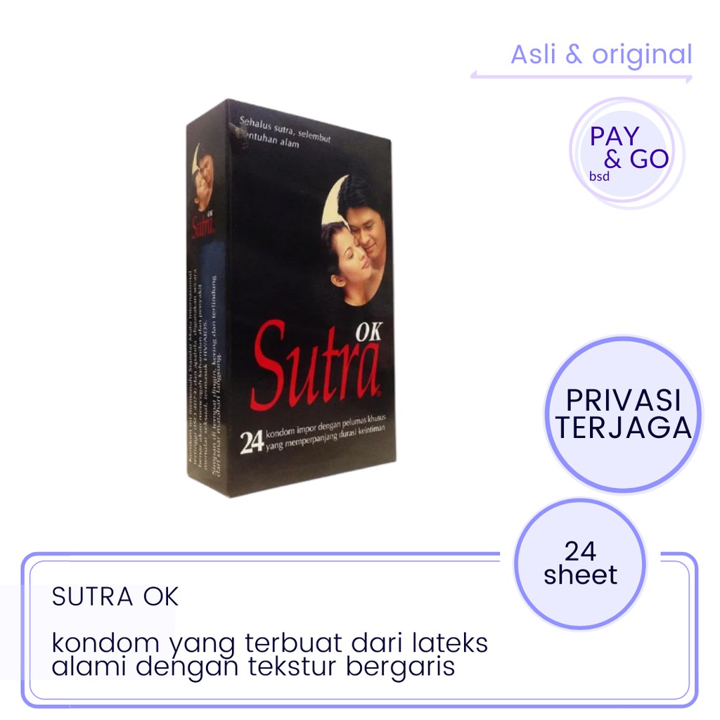 SUTRA OK ISI 24-SUTRA HITAM ISI 24-KONDOM SUTRA HITAM ISI 24-KONDOM SUTRA OK ISI 24
